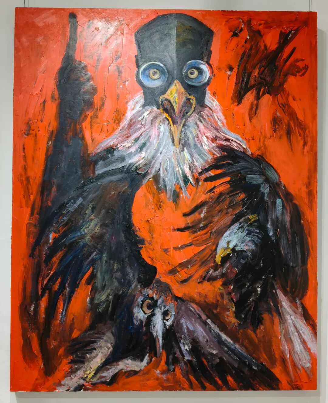 悲悯与“救赎”:当代艺术如何回应|《“异端”的权利》布面油画