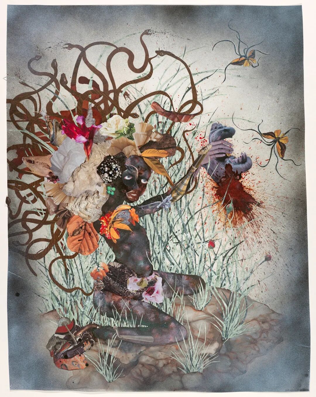 观察、介入与转译：构建当代艺术“｜美国艺术家万格其·穆图（WangechiMutu）作品