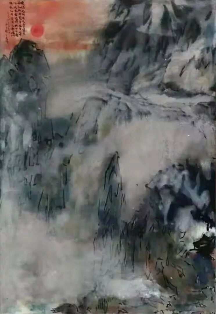 纪念王泽,一位年轻画家的离去|王泽作品|黄山光明顶