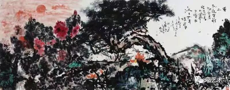 纪念王泽,一位年轻画家的离去|王泽作品《风月无边图》