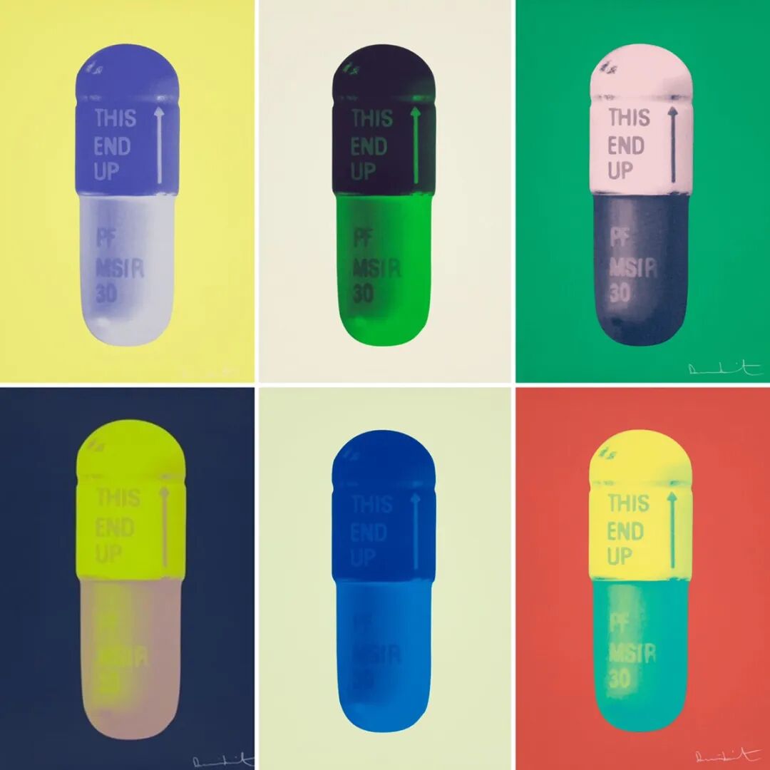 失控的处方:现代社会的“药物依赖|“药片绘画”(PillPaintings)