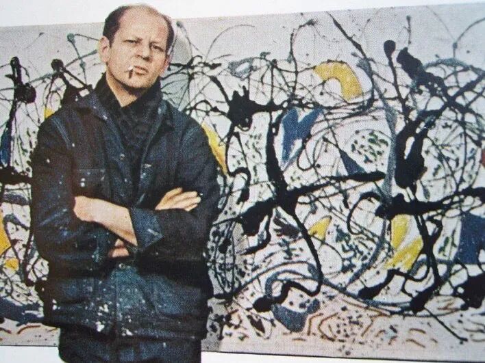 艺术圈是怎么一步步把艺术批评家“|杰克逊·波洛克(JacksonPollock)作品