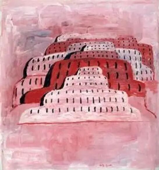 现代绘画的困境：坏画不坏，好画不｜菲利普·古斯顿画作，《城市》，City，1969