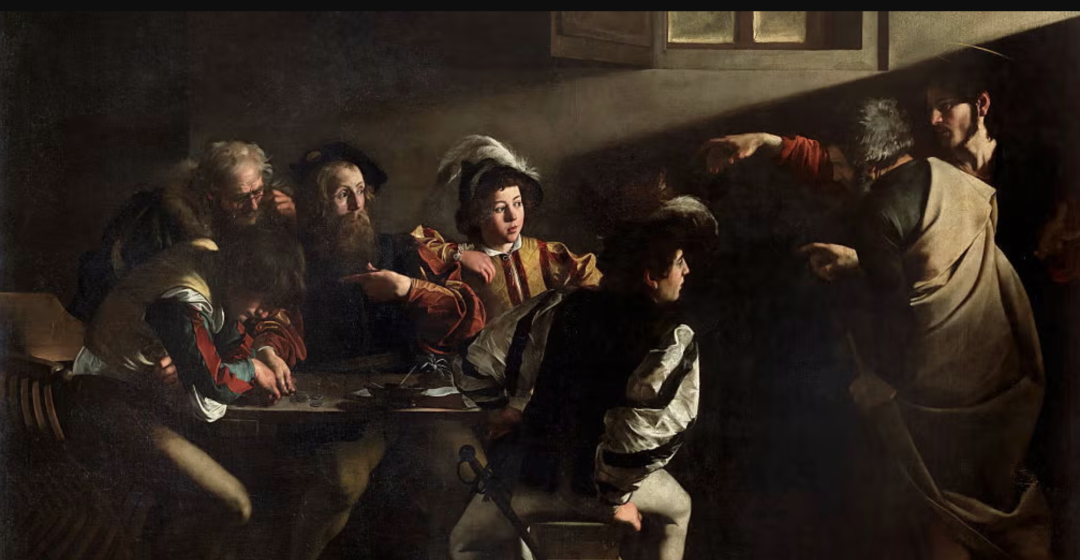 现代绘画的困境：坏画不坏，好画不｜卡拉瓦乔《圣马太蒙召》