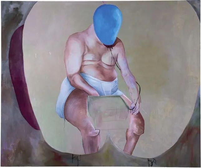 现代绘画的困境：坏画不坏，好画不｜马丁·基彭伯格《无题》布面油画1988
