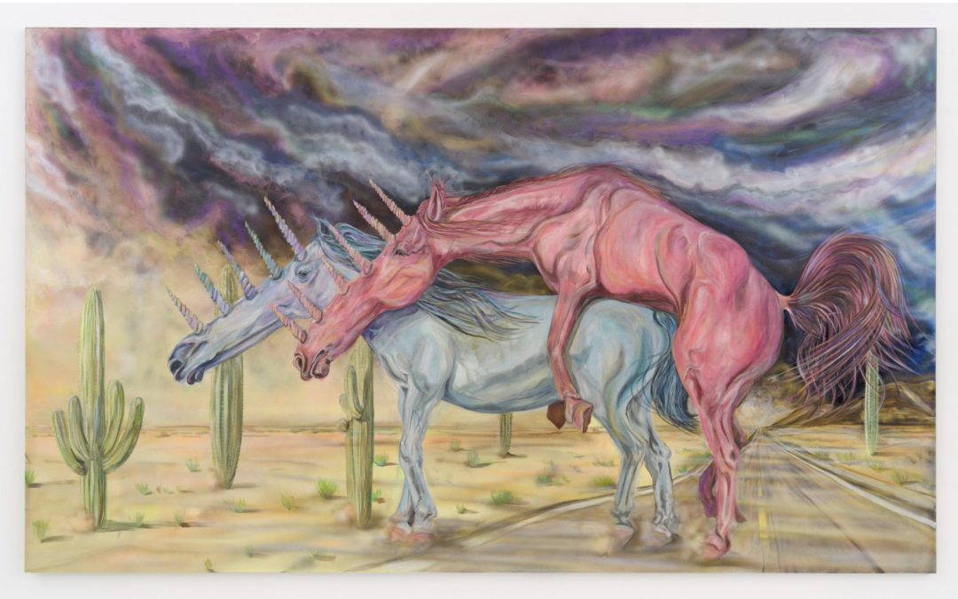 现代绘画的困境：坏画不坏，好画不｜亚娜·欧拉《更多玉米》2025年