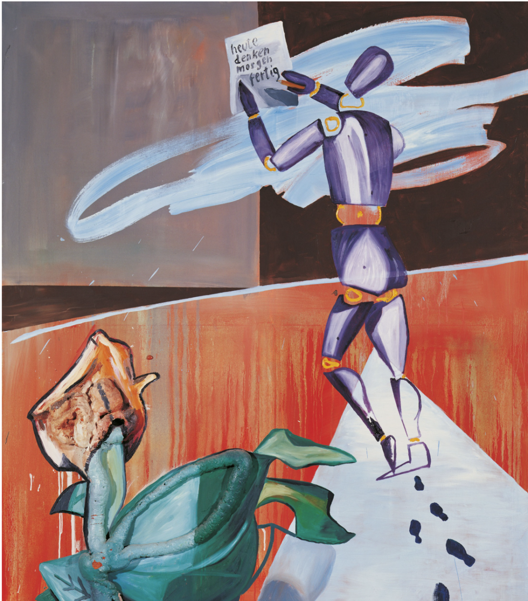现代绘画的困境：坏画不坏，好画不｜马丁·基彭伯格，《今日的晨光》，1983年